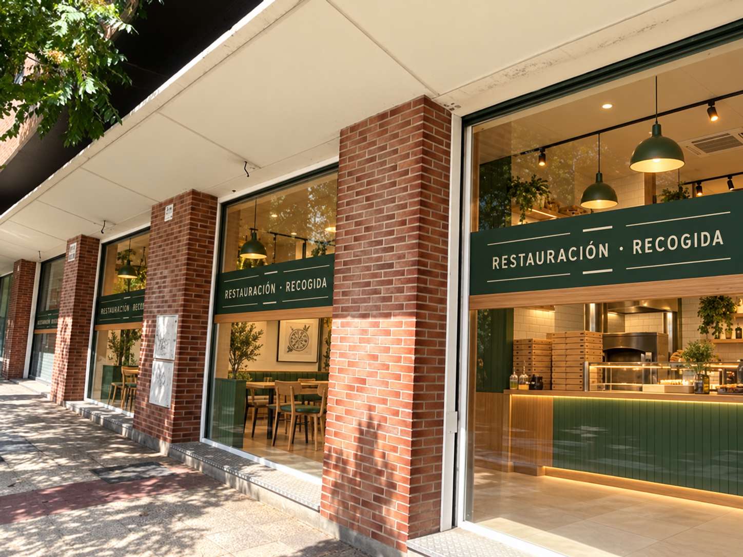 Simulación conceptual de la fachada para restauración